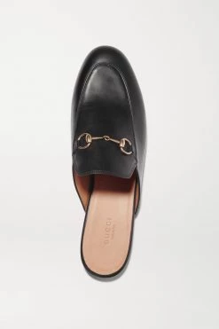 GUCCI Princetown Slippers Aus Leder Mit Horsebit-Detail ,Schwarz -Gucci Verkäufe w920 q60 2047