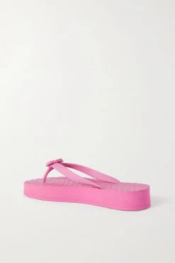 GUCCI Pascar Zehensandalen Aus Gummi Mit Logoverzierung ,Pink -Gucci Verkäufe w920 q60 2050