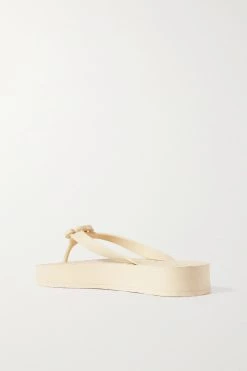 GUCCI Pascar Zehensandalen Aus Gummi Mit Logoverzierung ,Wollweiß -Gucci Verkäufe w920 q60 2055