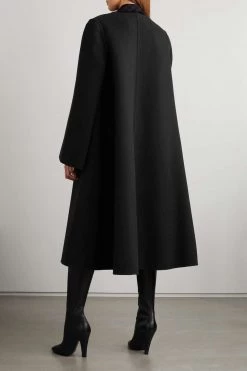 GUCCI Wendbarer Mantel Aus Einer Woll-Seidenmischung ,Schwarz 10 GUCCI Wendbarer Mantel Aus Einer Woll-Seidenmischung ,Schwarz -Gucci Verkäufe w920 q60 2061