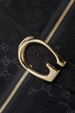 GUCCI Playsuit Aus Jacquard Aus Einer Baumwollmischung Mit Gürtel ,Schwarz -Gucci Verkäufe w920 q60 2155