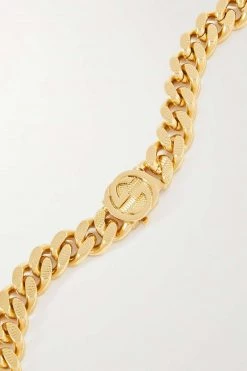 GUCCI Goldfarbene Kette -Gucci Verkäufe w920 q60 22