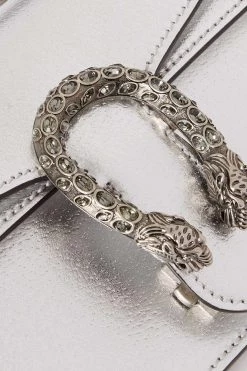 GUCCI Dionysus Schultertasche Aus Strukturiertem Metallic-Leder ,Silber 9 GUCCI Dionysus Schultertasche Aus Strukturiertem Metallic-Leder ,Silber -Gucci Verkäufe w920 q60 221