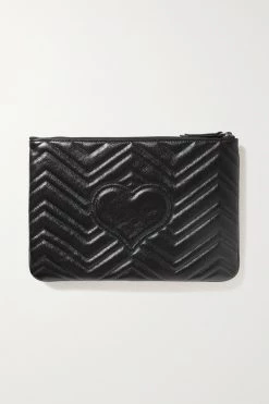 GUCCI GG Marmont Beutel Aus Gestepptem Leder ,Schwarz -Gucci Verkäufe w920 q60 2213