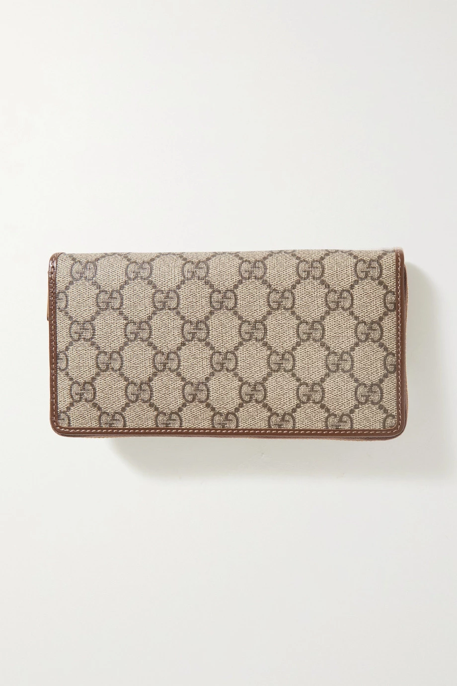 GUCCI Horsebit 1955 Portemonnaie Aus Beschichtetem Canvas Mit Print Und Lederbesätzen ,Braun 3 GUCCI Horsebit 1955 Portemonnaie Aus Beschichtetem Canvas Mit Print Und Lederbesätzen ,Braun – Bild 3