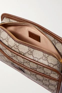 GUCCI GG Retro Kameratasche Aus Beschichtetem Bedrucktem Canvas Mit Lederbesätzen ,Braun -Gucci Verkäufe w920 q60 2231