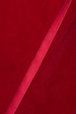 GUCCI Aria Hose Mit Geradem Bein Aus Samt Aus Stretch-Baumwolle Mit Seidenbesätzen ,Rot -Gucci Verkäufe w920 q60 2250