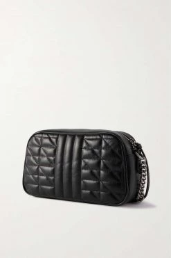 GUCCI GG Marmont Camera 2.0 Mini Schultertasche Aus Gestepptem Leder ,Schwarz -Gucci Verkäufe w920 q60 2261