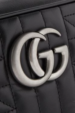 GUCCI GG Marmont Camera 2.0 Mini Schultertasche Aus Gestepptem Leder ,Schwarz -Gucci Verkäufe w920 q60 2262