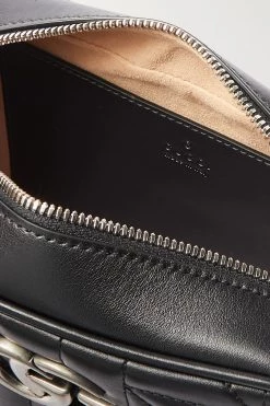 GUCCI GG Marmont Camera 2.0 Mini Schultertasche Aus Gestepptem Leder ,Schwarz -Gucci Verkäufe w920 q60 2263