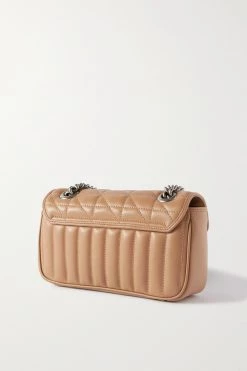 GUCCI GG Marmont 2.0 Kleine Schultertasche Aus Gestepptem Leder ,Camel -Gucci Verkäufe w920 q60 2266
