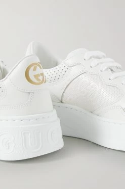 GUCCI Sneakers Aus Perforiertem Leder ,Weiß -Gucci Verkäufe w920 q60 2319