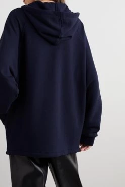 GUCCI Hoodie Aus Biobaumwoll-Jersey Mit Webbandbesatz Und Applikation ,Navy -Gucci Verkäufe w920 q60 2337