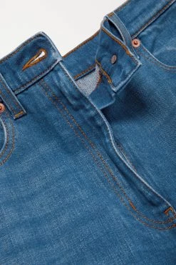 GUCCI Hoch Sitzende Schlagjeans Mit Applikation ,Blau -Gucci Verkäufe w920 q60 2357