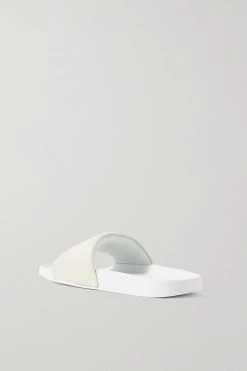 GUCCI Pursuit Pantoletten Aus Leder Mit Logoprint ,Weiß -Gucci Verkäufe w920 q60 2365