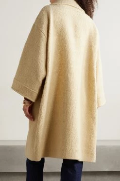 GUCCI Mantel Aus Bouclé-Tweed Aus Einer Wollmischung ,Creme -Gucci Verkäufe w920 q60 2386