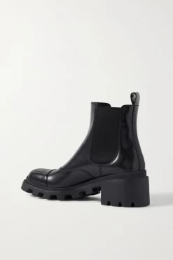 GUCCI Trip Chelsea Boots Aus Lackleder ,Schwarz -Gucci Verkäufe w920 q60 2397