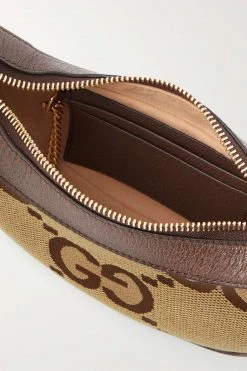 GUCCI Ophidia Mini Schultertasche Aus Beschichtetem Canvas Mit Print, Besätzen Aus Strukturiertem Leder Und Webstreifen ,Camel -Gucci Verkäufe w920 q60 244