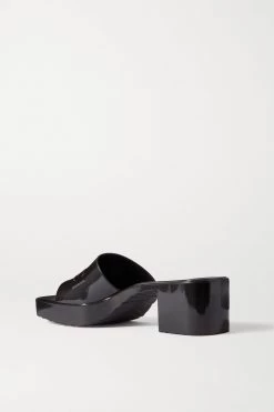GUCCI Plastique Mules Aus Gummi Mit Logoprägung ,Schwarz -Gucci Verkäufe w920 q60 2464