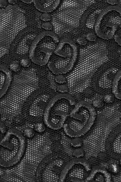 GUCCI Handschuhe Aus Besticktem Tüll ,Schwarz -Gucci Verkäufe w920 q60 2493