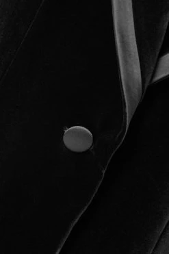 GUCCI Aria Blazer Aus Samt Aus Einer Baumwollmischung Mit Seidenbesatz ,Schwarz -Gucci Verkäufe w920 q60 2498