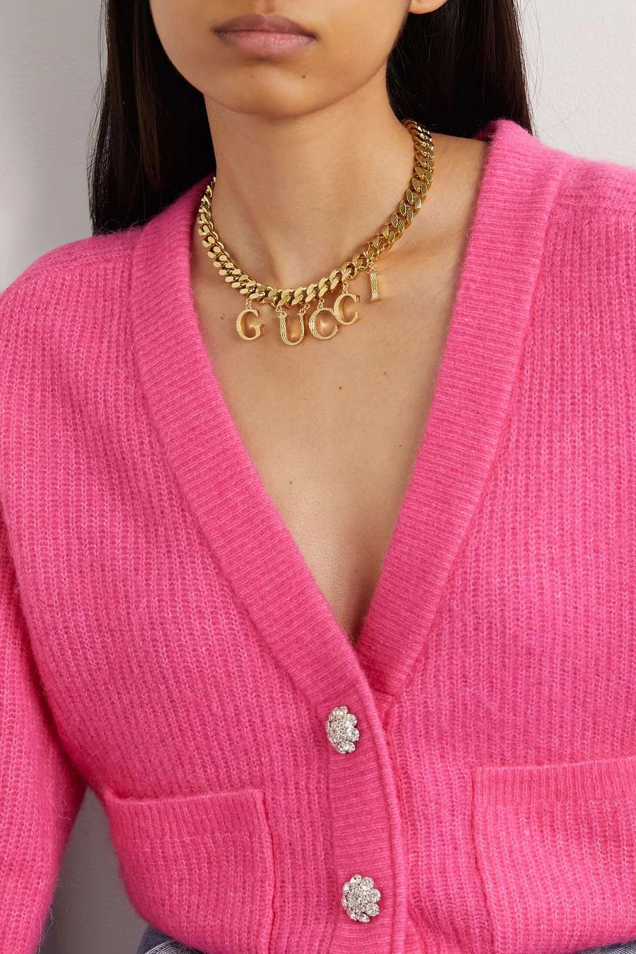 GUCCI Goldfarbene Kette 2 GUCCI Goldfarbene Kette – Bild 2