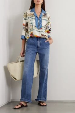 GUCCI Kika Zehensandalen Aus Leder Und Gestreiftem Canvas Mit Logoverzierung ,Braun -Gucci Verkäufe w920 q60 2545