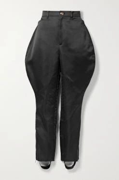 Gucci Verkäufe 13 GUCCI Aria Karottenhose Aus Duchesse-Satin Mit Steg ,Schwarz