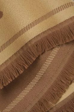 GUCCI Tuch Aus Woll-Jacquard Mit Fransen ,Beige 5 GUCCI Tuch Aus Woll-Jacquard Mit Fransen ,Beige -Gucci Verkäufe w920 q60 2574