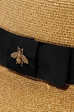 GUCCI Hut Aus Stroh Mit Glitter-Finish Und Ripsbandbesatz ,Gold 5 GUCCI Hut Aus Stroh Mit Glitter-Finish Und Ripsbandbesatz ,Gold -Gucci Verkäufe w920 q60 2577