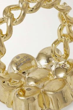 GUCCI Goldfarbener Ring Mit Kunstperlen -Gucci Verkäufe w920 q60 2587