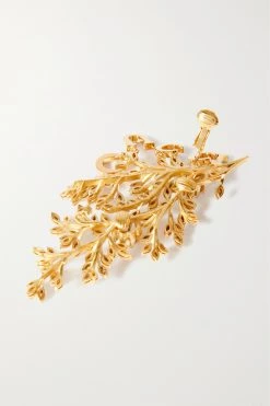 GUCCI Einzelner Goldfarbener Ohrclip Mit Kristallen -Gucci Verkäufe w920 q60 2624