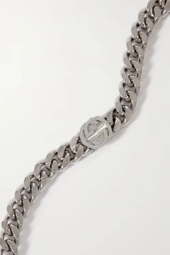GUCCI Silberfarbene Kette -Gucci Verkäufe w920 q60 2648