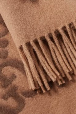 GUCCI Schal Aus Woll-Jacquard Mit Fransen ,Camel 5 GUCCI Schal Aus Woll-Jacquard Mit Fransen ,Camel -Gucci Verkäufe w920 q60 2658
