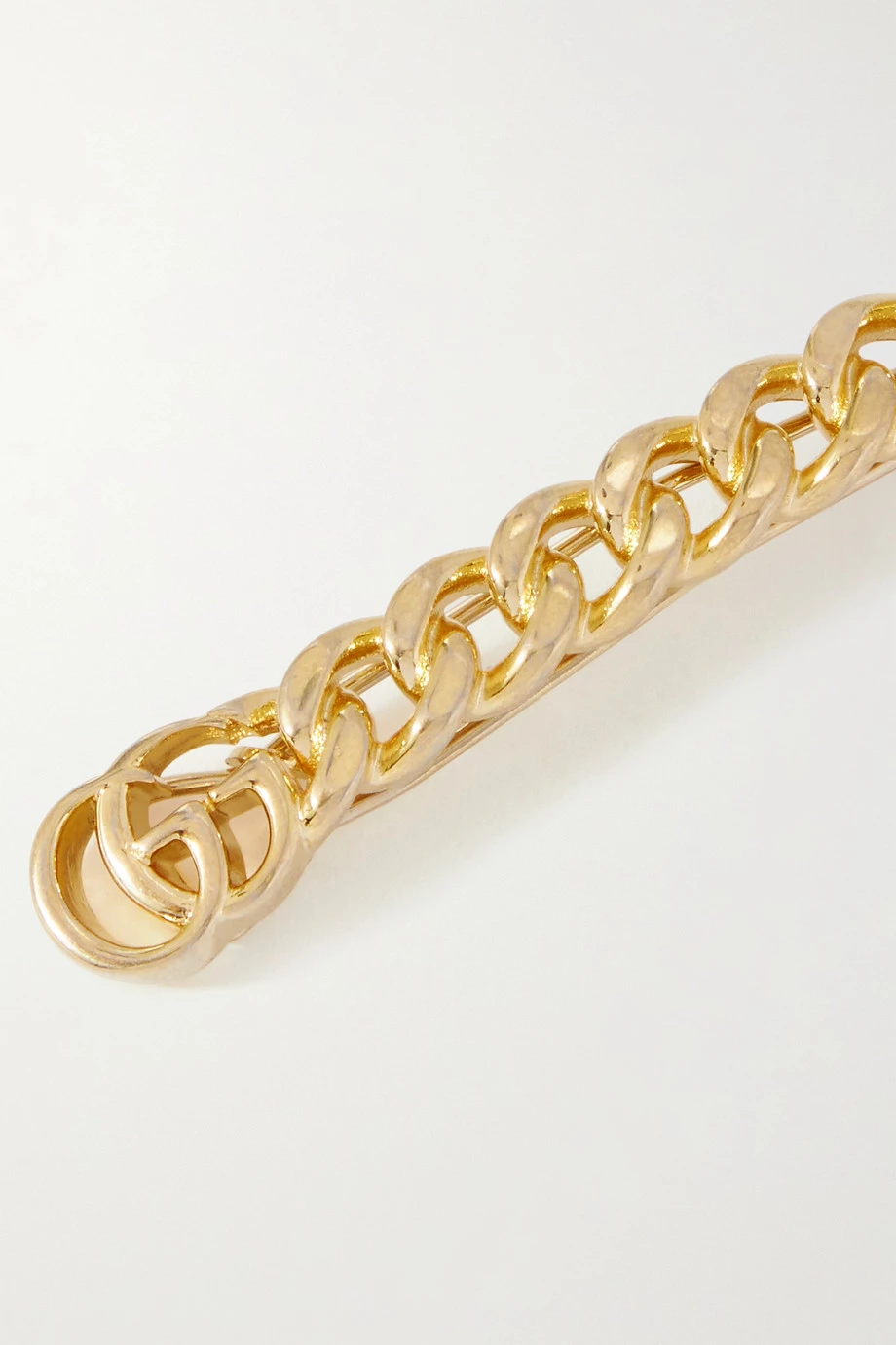 GUCCI Goldfarbene Haarspange 4 GUCCI Goldfarbene Haarspange – Bild 4