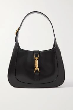 GUCCI Jackie 1961 Kleine Schultertasche Aus Leder ,Schwarz