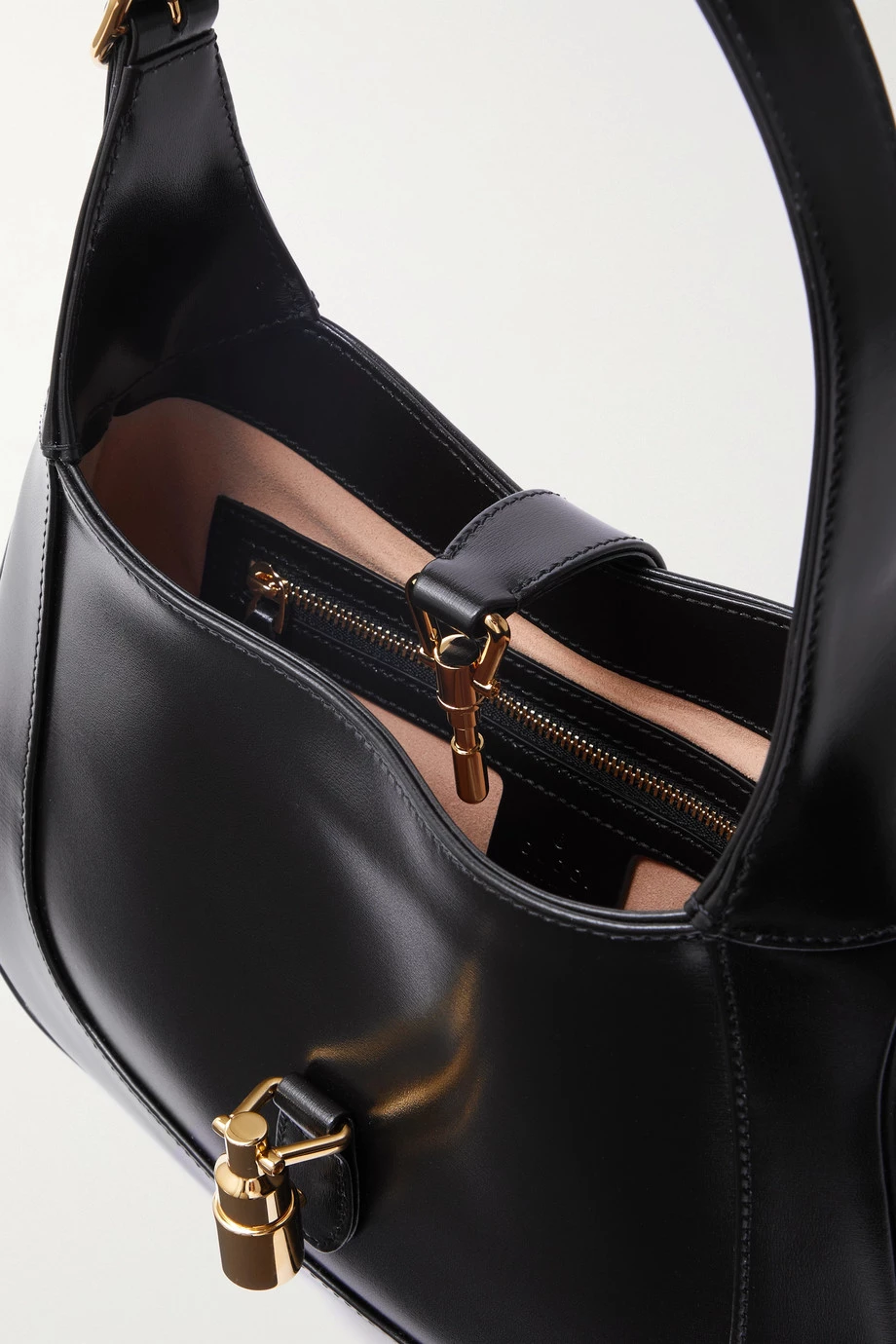 GUCCI Jackie 1961 Kleine Schultertasche Aus Leder ,Schwarz 5 GUCCI Jackie 1961 Kleine Schultertasche Aus Leder ,Schwarz – Bild 5