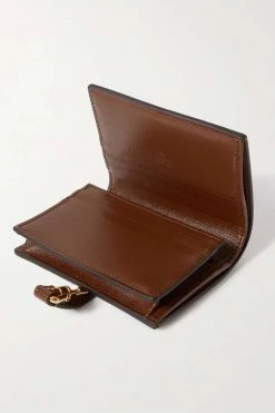 GUCCI Jackie 1961 Portemonnaie Aus Bedrucktem Canvas Mit Besätzen Aus Strukturiertem Leder Und Webband ,Braun -Gucci Verkäufe w920 q60 2715