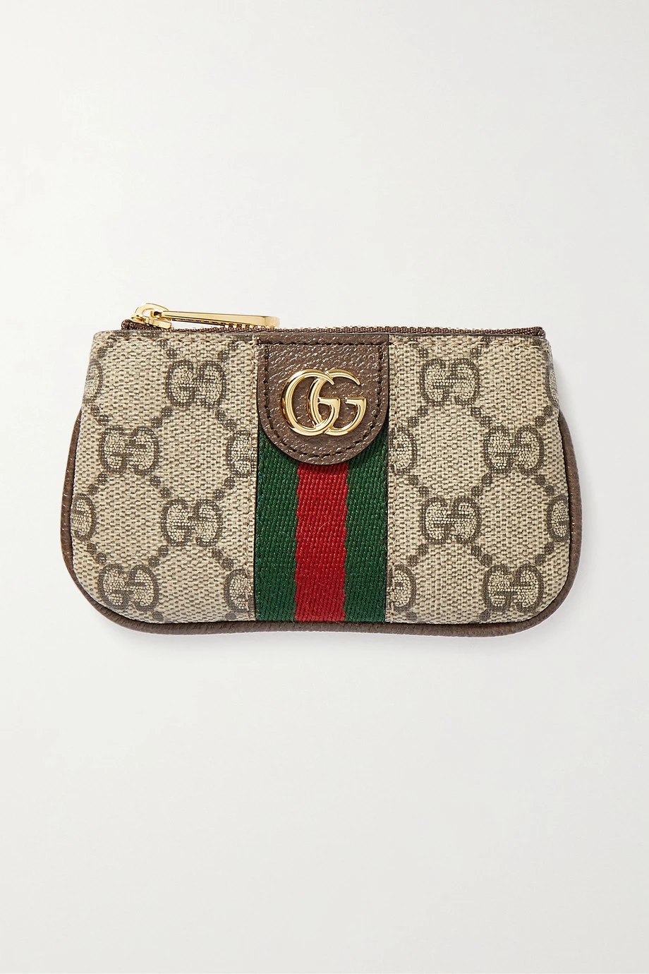 GUCCI Ophidia Bedruckter Beutel Aus Beschichtetem Canvas Mit Besätzen Aus Strukturiertem Leder ,Braun 1 GUCCI Ophidia Bedruckter Beutel Aus Beschichtetem Canvas Mit Besätzen Aus Strukturiertem Leder ,Braun