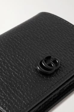 GUCCI GG Marmont Portemonnaie Aus Strukturiertem Leder ,Schwarz -Gucci Verkäufe w920 q60 2803