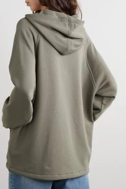 GUCCI Hoodie Aus Baumwoll-Jersey Mit Webbandbesatz Und Applikation ,Grau -Gucci Verkäufe w920 q60 2824