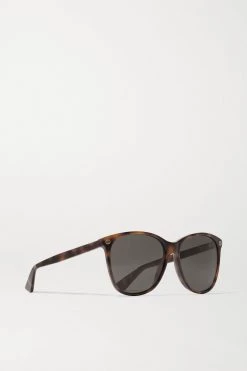 GUCCI EYEWEAR Sonnenbrille Mit Rundem Rahmen Aus Azetat In Hornoptik 6 GUCCI EYEWEAR Sonnenbrille Mit Rundem Rahmen Aus Azetat In Hornoptik -Gucci Verkäufe w920 q60 2844