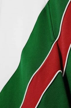 GUCCI Minikleid Aus Piqué Mit Streifen Und Falten ,Weiß -Gucci Verkäufe w920 q60 285