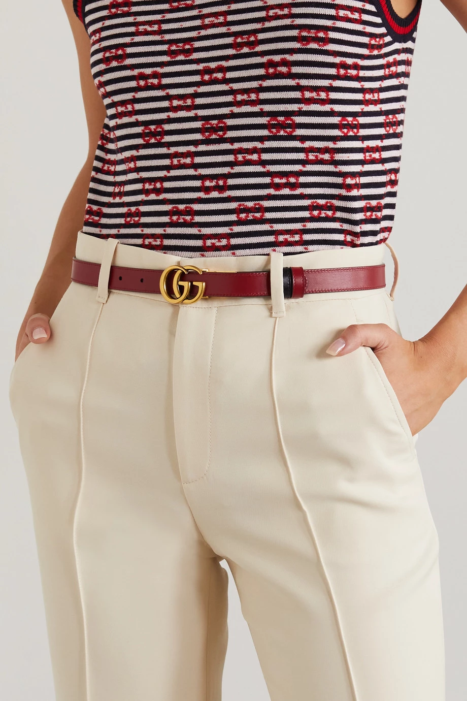 GUCCI Wendbarer Gürtel Aus Leder ,Schwarz 4 GUCCI Wendbarer Gürtel Aus Leder ,Schwarz – Bild 4