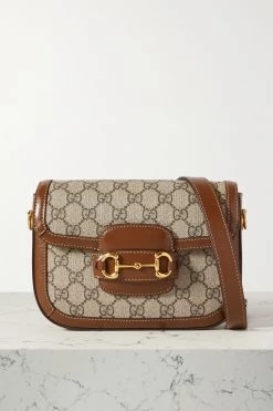 GUCCI Horsebit 1955 Mini Schultertasche Aus Beschichtetem Canvas Mit Print Und Lederbesätzen ,Braun 13 GUCCI Horsebit 1955 Mini Schultertasche Aus Beschichtetem Canvas Mit Print Und Lederbesätzen ,Braun -Gucci Verkäufe w920 q60 2931