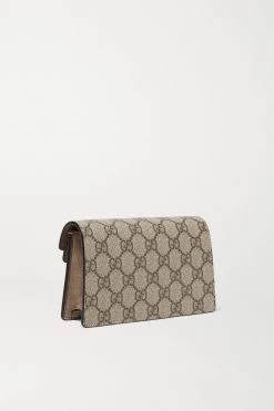 GUCCI Dionysus Super Mini Schultertasche Aus Beschichtetem Canvas Und Veloursleder Mit Print ,Beige -Gucci Verkäufe w920 q60 2999