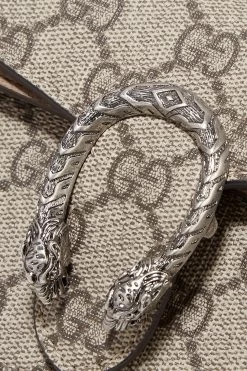 GUCCI Dionysus Super Mini Schultertasche Aus Beschichtetem Canvas Und Veloursleder Mit Print ,Beige -Gucci Verkäufe w920 q60 3000