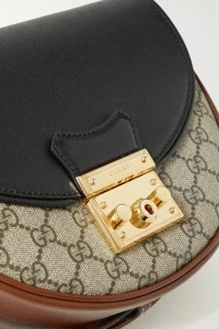 GUCCI Padlock Kleine Schultertasche Aus Beschichtetem Canvas Mit Print Und Lederbesätzen ,Braun 9 GUCCI Padlock Kleine Schultertasche Aus Beschichtetem Canvas Mit Print Und Lederbesätzen ,Braun -Gucci Verkäufe w920 q60 3031