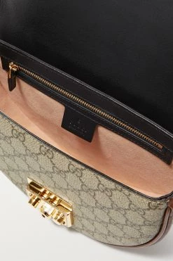 GUCCI Padlock Kleine Schultertasche Aus Beschichtetem Canvas Mit Print Und Lederbesätzen ,Braun 10 GUCCI Padlock Kleine Schultertasche Aus Beschichtetem Canvas Mit Print Und Lederbesätzen ,Braun -Gucci Verkäufe w920 q60 3032