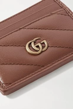 GUCCI GG Marmont Kartenetui Aus Gestepptem Leder ,Braun -Gucci Verkäufe w920 q60 3049